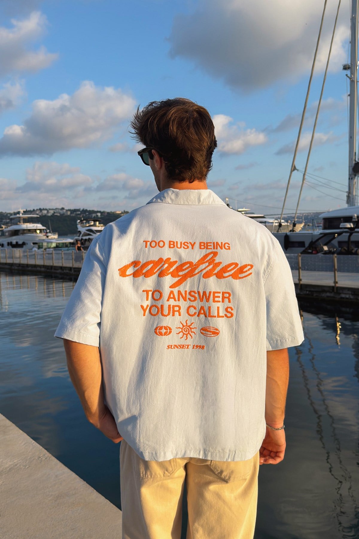 Riviera Boxy Camp-Collar Shirt