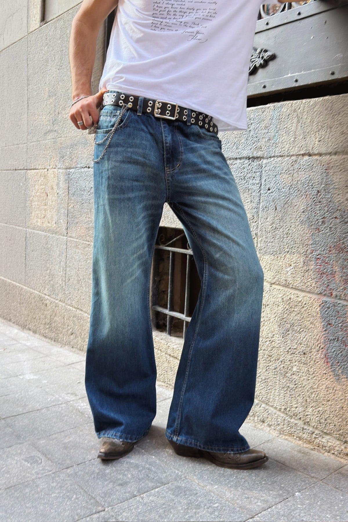 Rockstar Blue Flared Jean