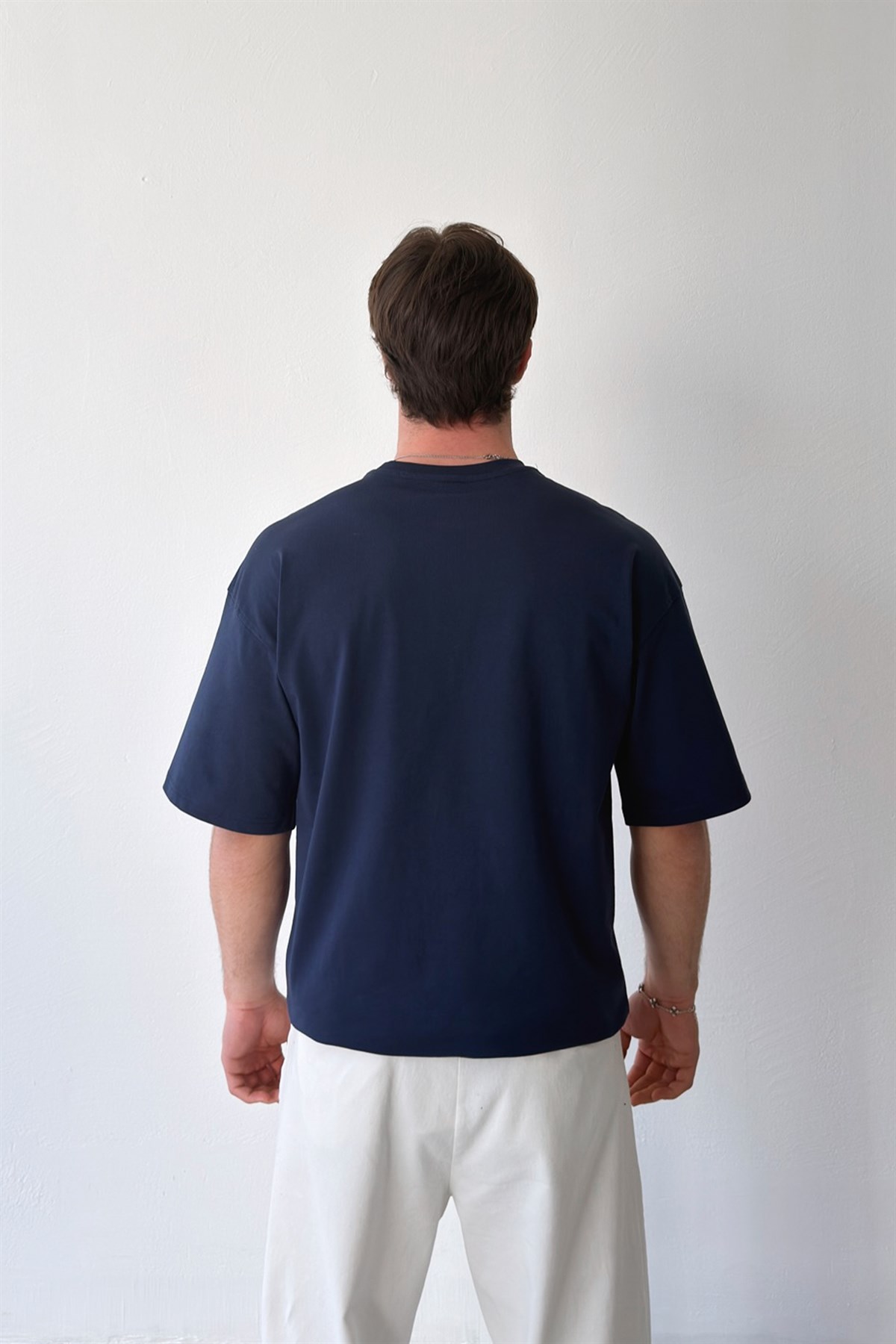 Saint Nakışlı Oversize Tişört