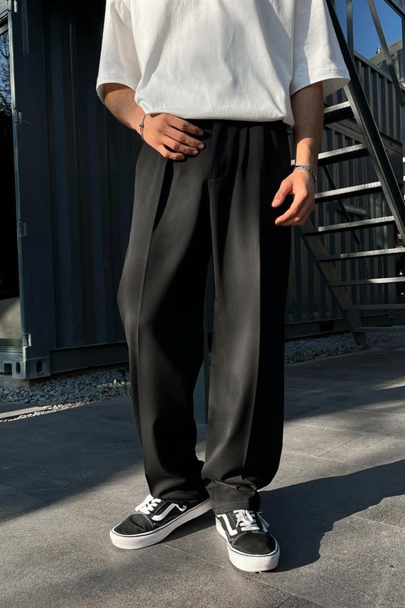 Smart Casual Kumaş Pantolon Siyah