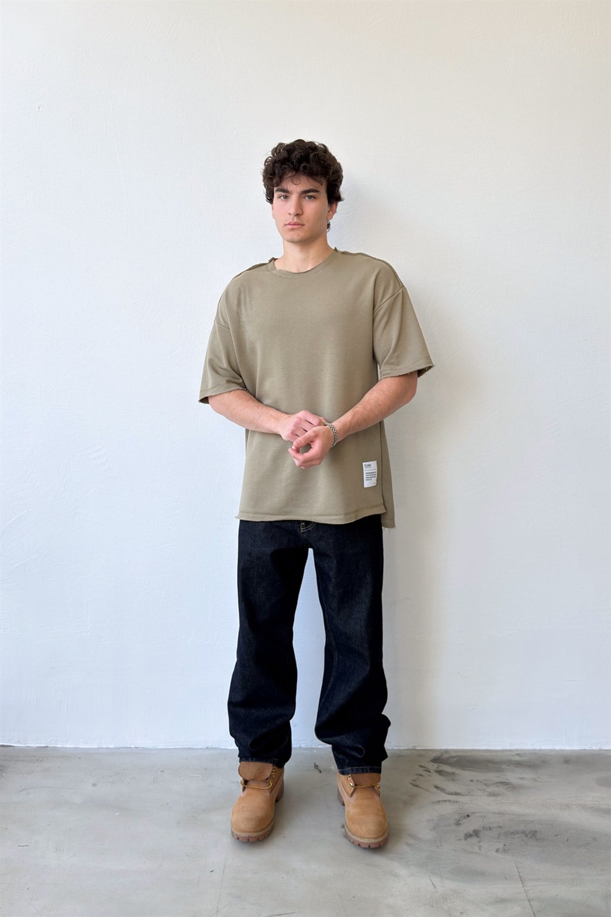 Ters Dikişli Oversize Tişört
