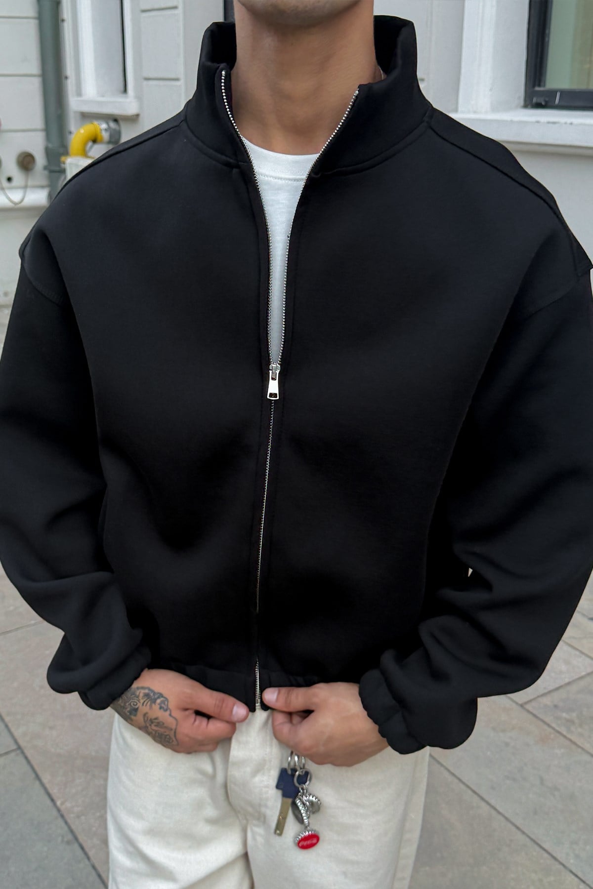 Diver Black Bomber Jacket
