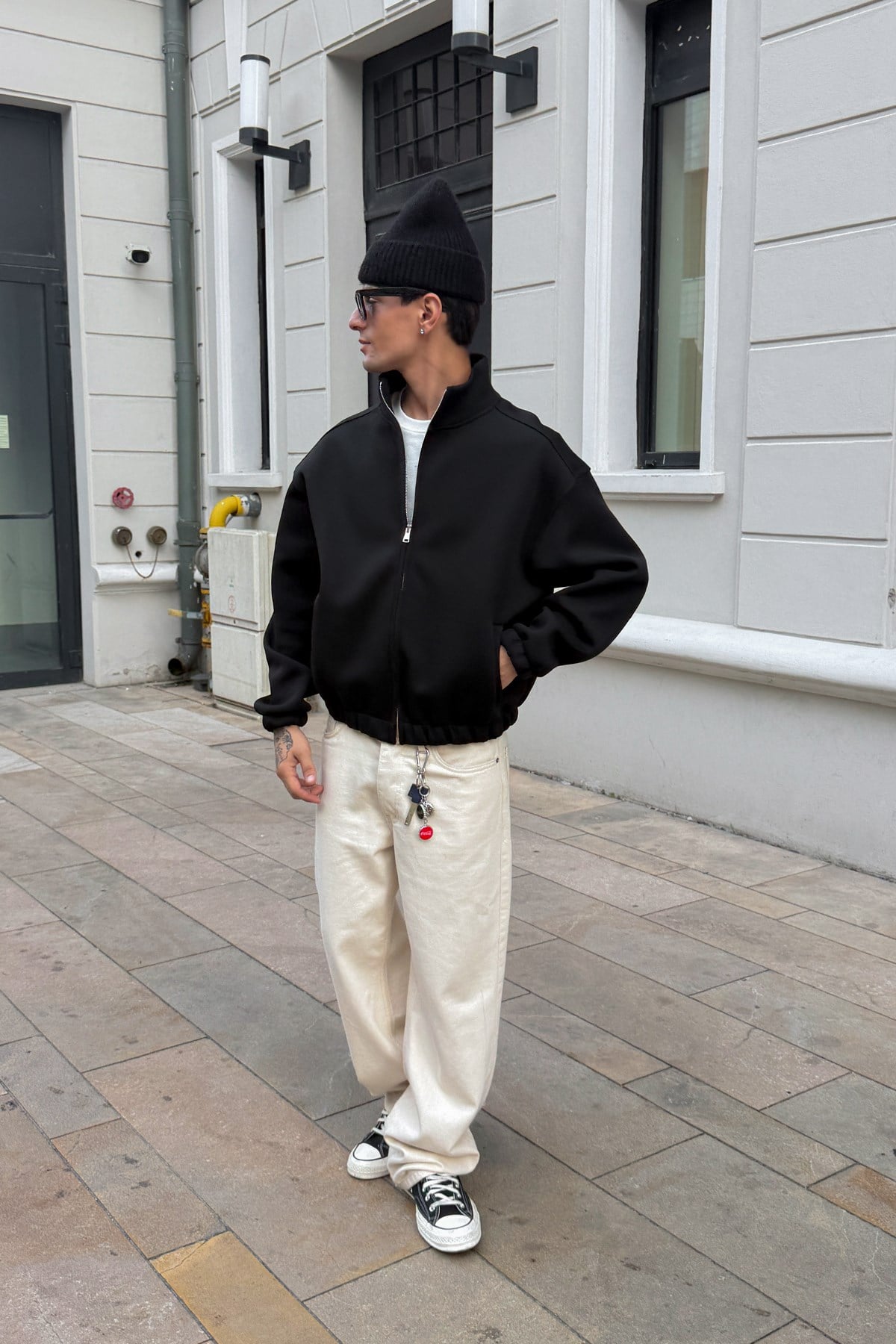 Diver Black Bomber Jacket
