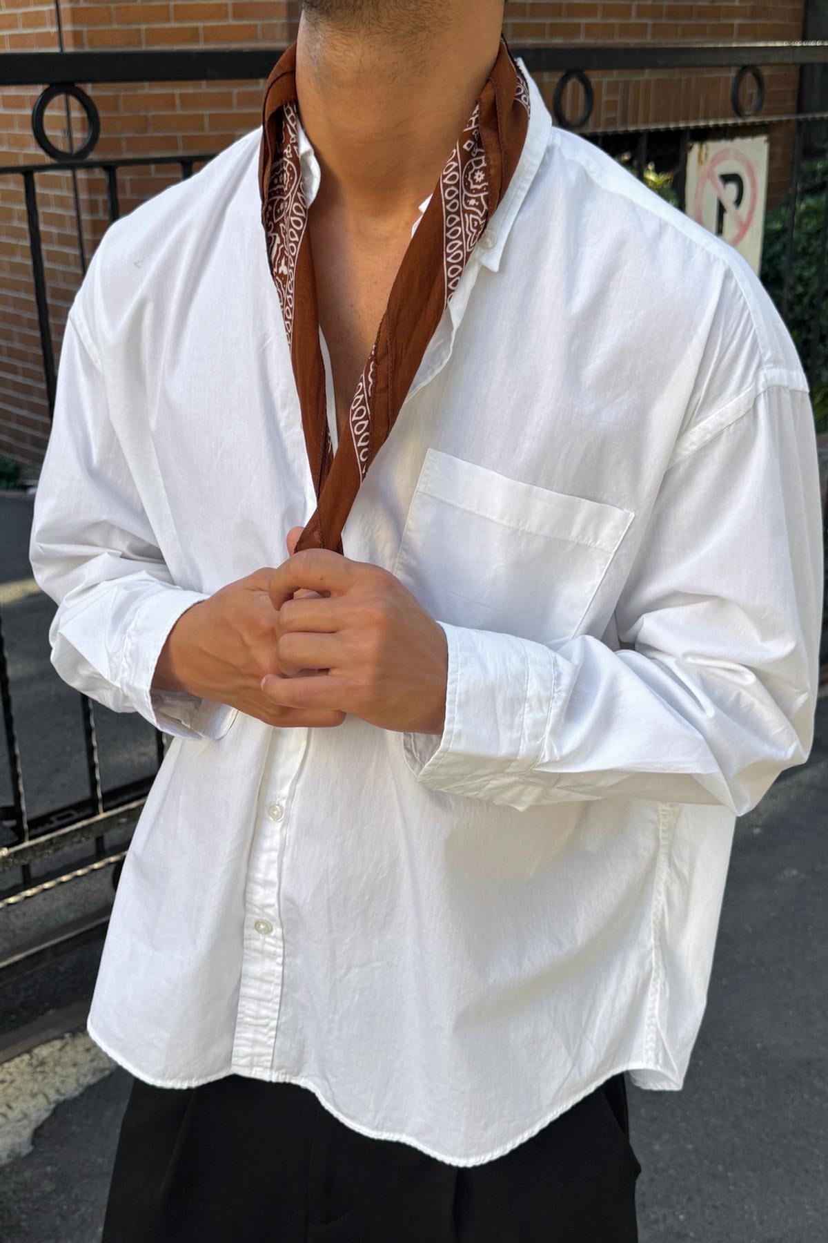 Vintage Aesthetic Bandana Kahverengi