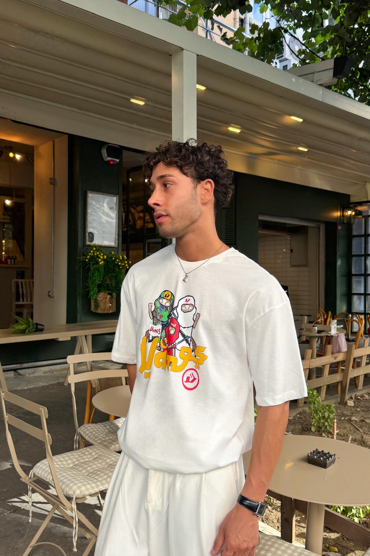 Vms Ninja Baskılı Siyah Tshirt