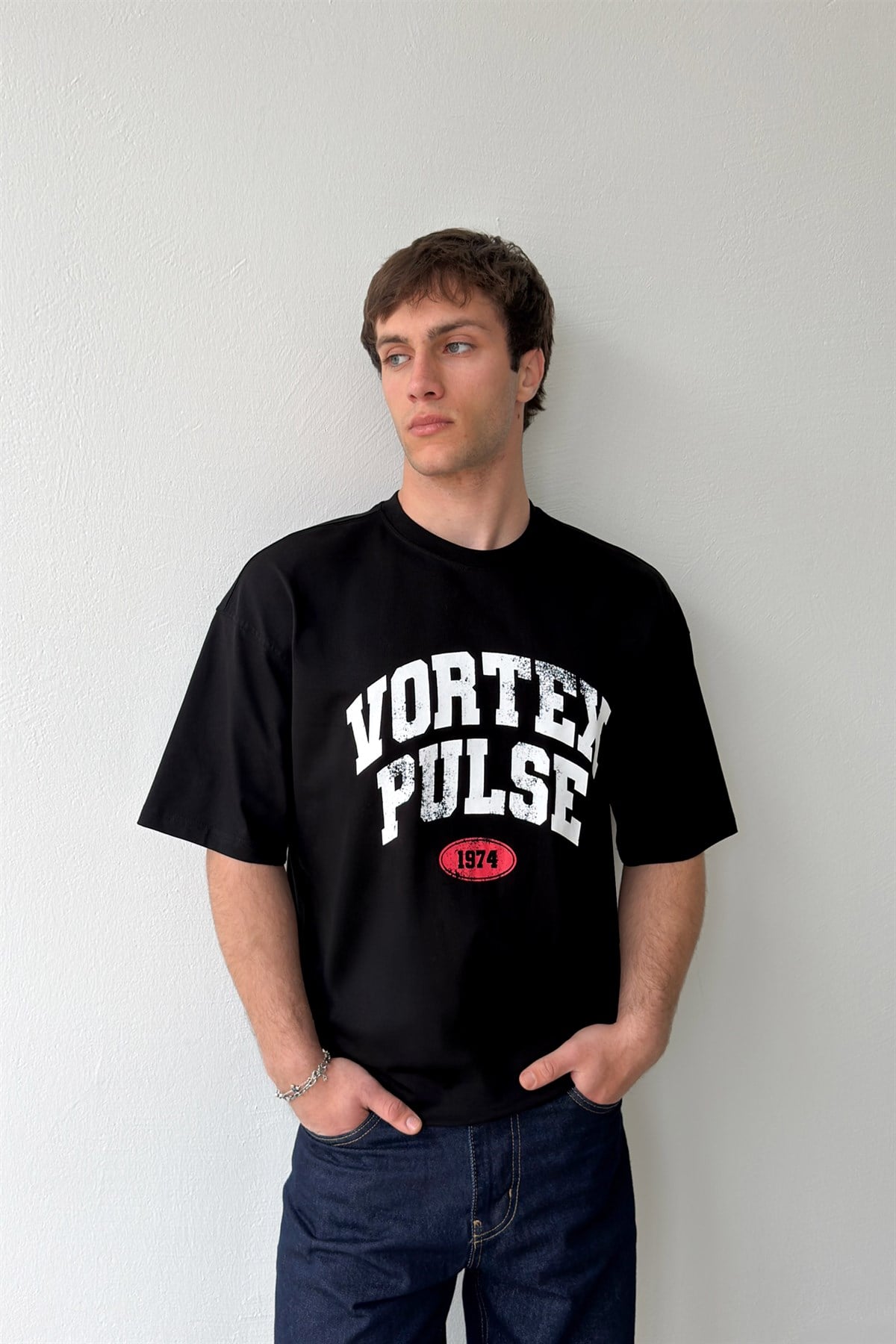 Vortex Pulse Baskılı Tişört