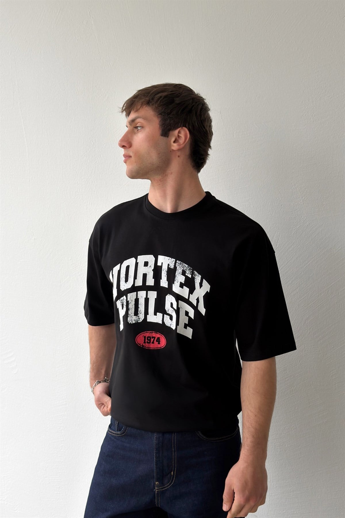 Vortex Pulse Baskılı Tişört