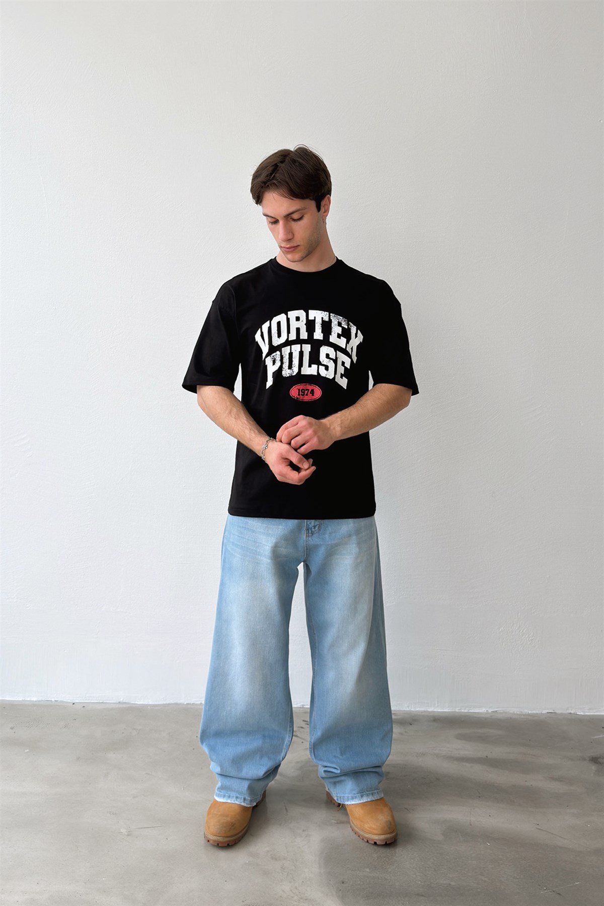 Vortex Pulse Baskılı Tişört