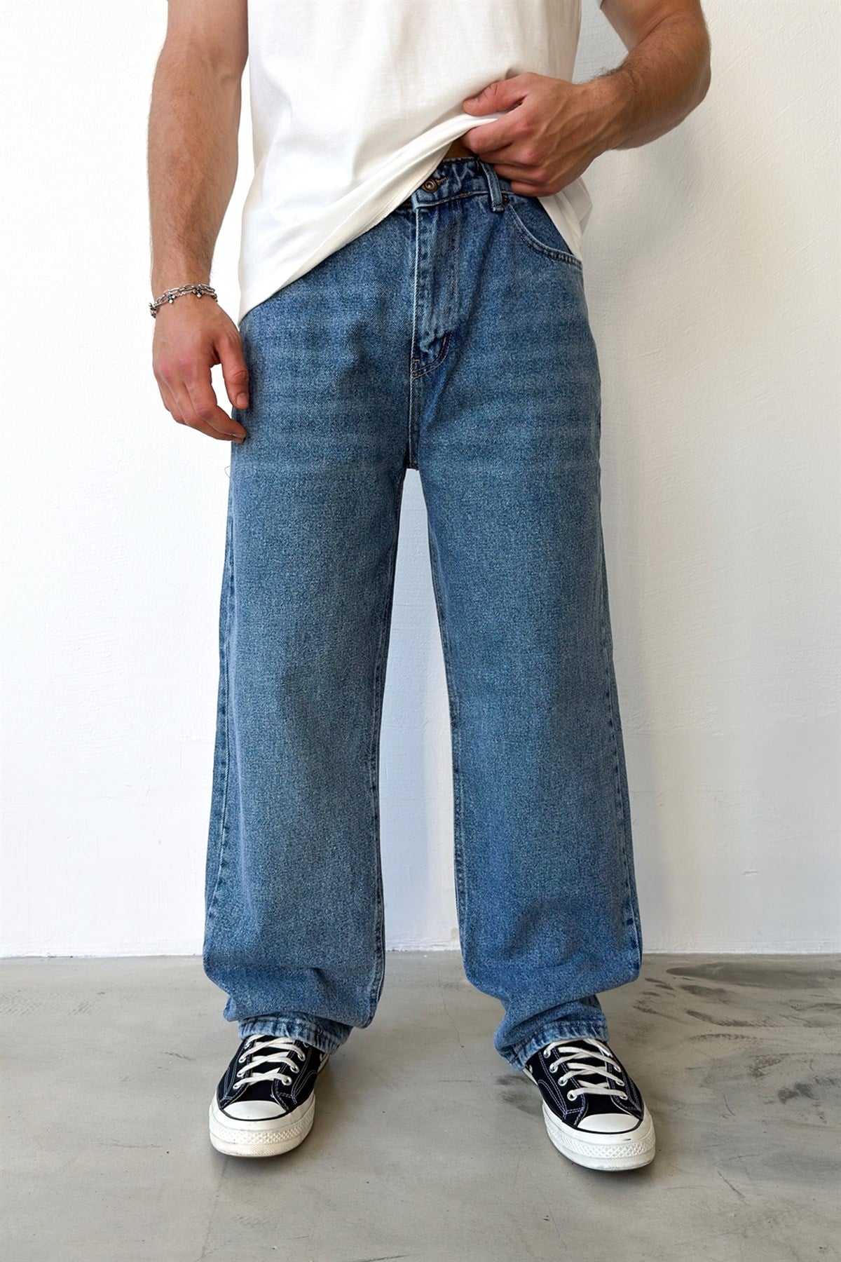 Washed Baggy Jean