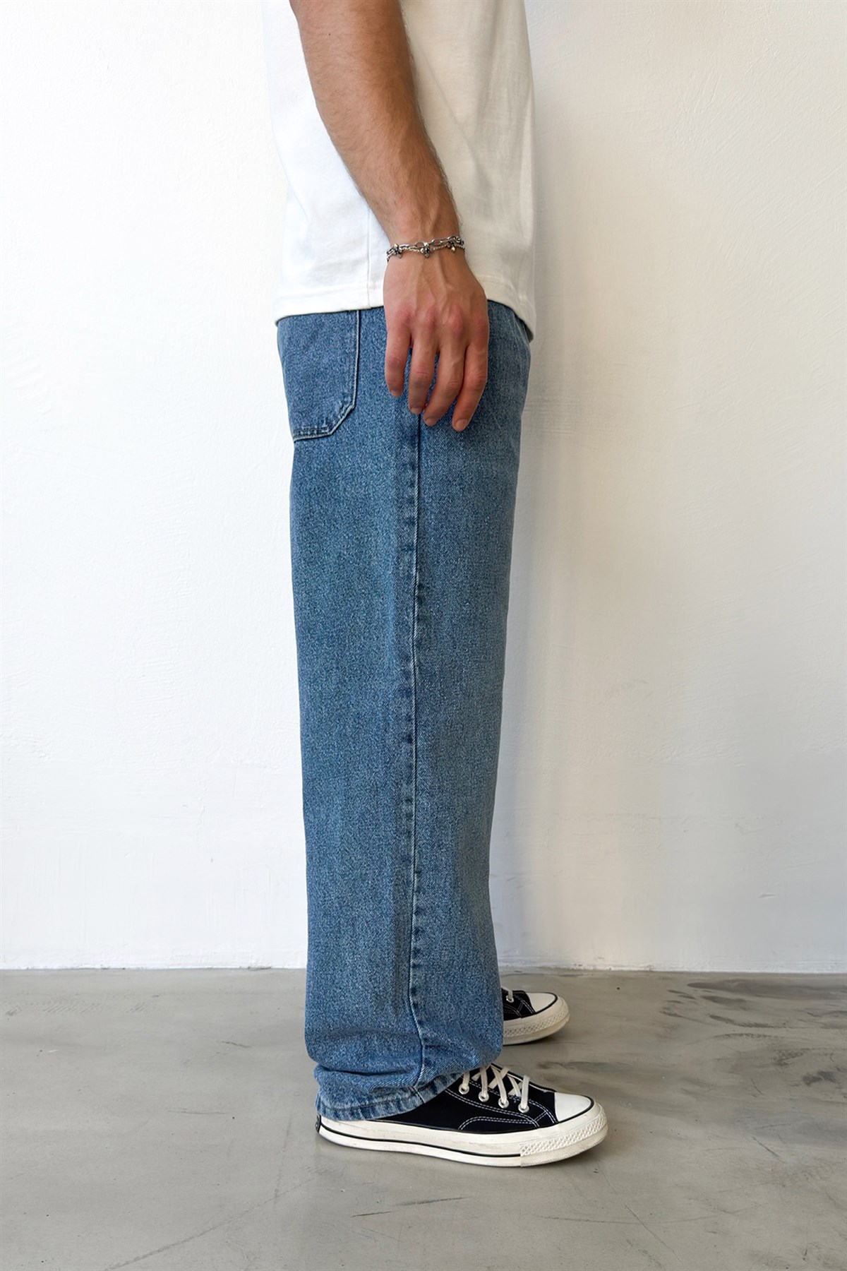 Washed Baggy Jean