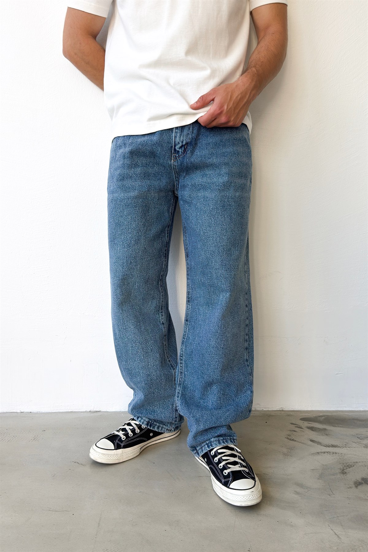 Washed Baggy Jean