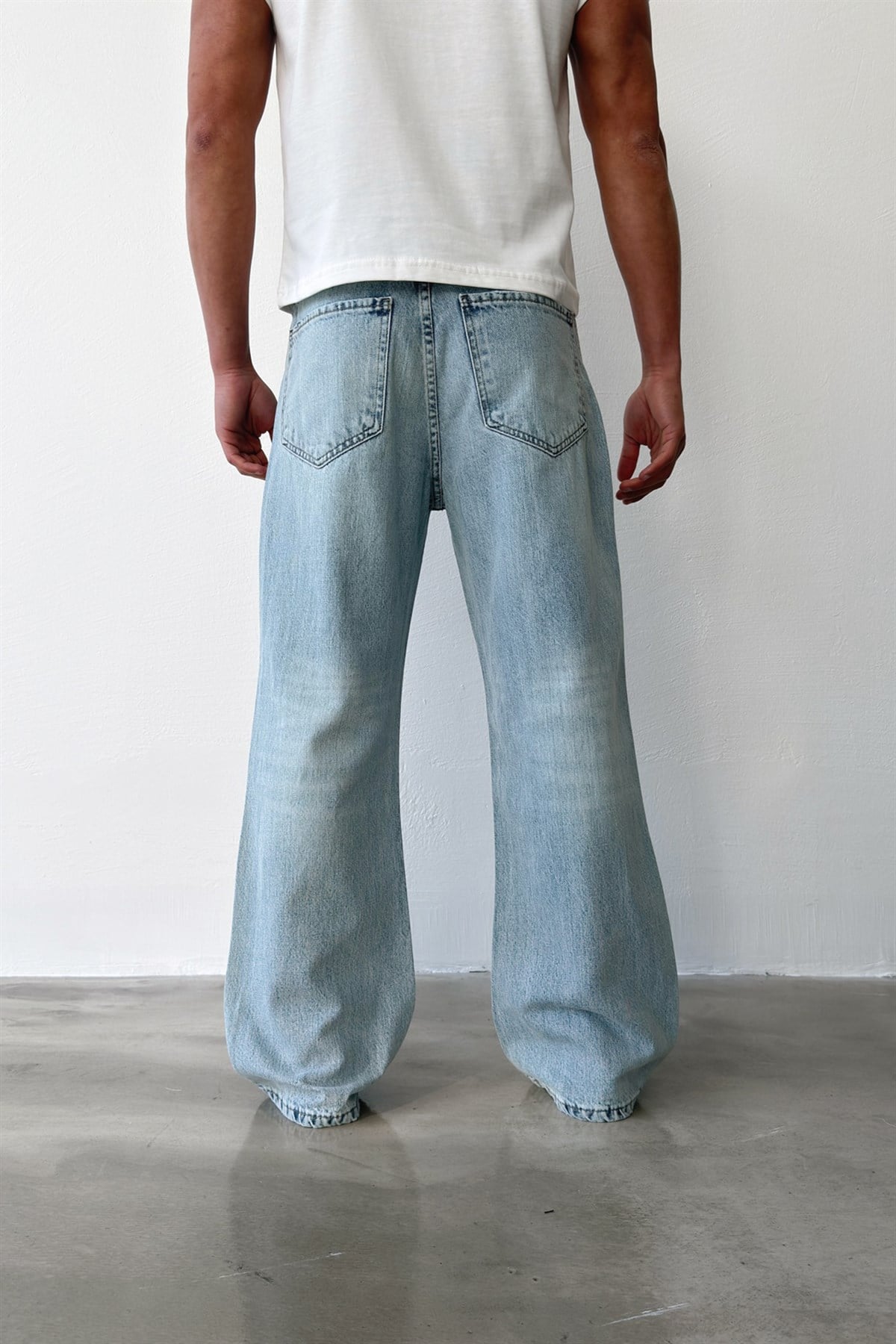 Arctic Blue Flare Fit Jean