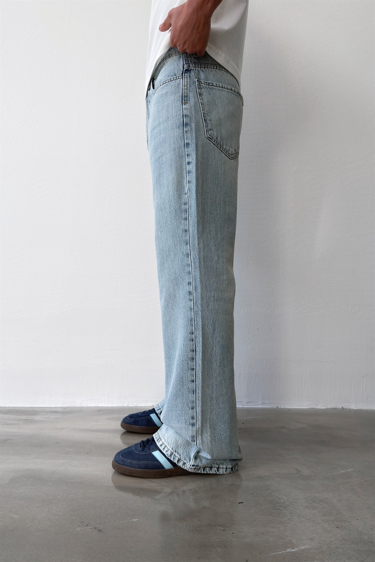 Arctic Blue Flare Fit Jean