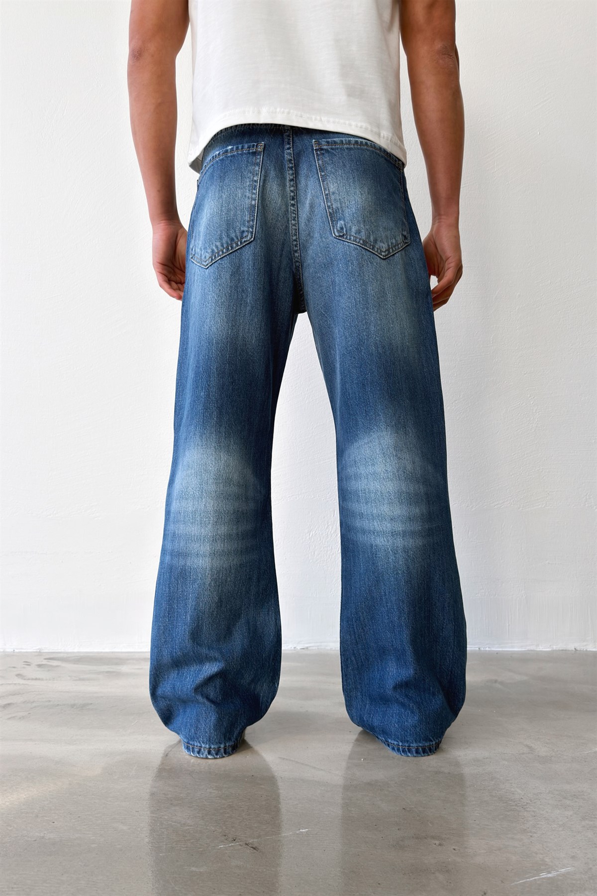 Ocean Washed Flare Fit Jean