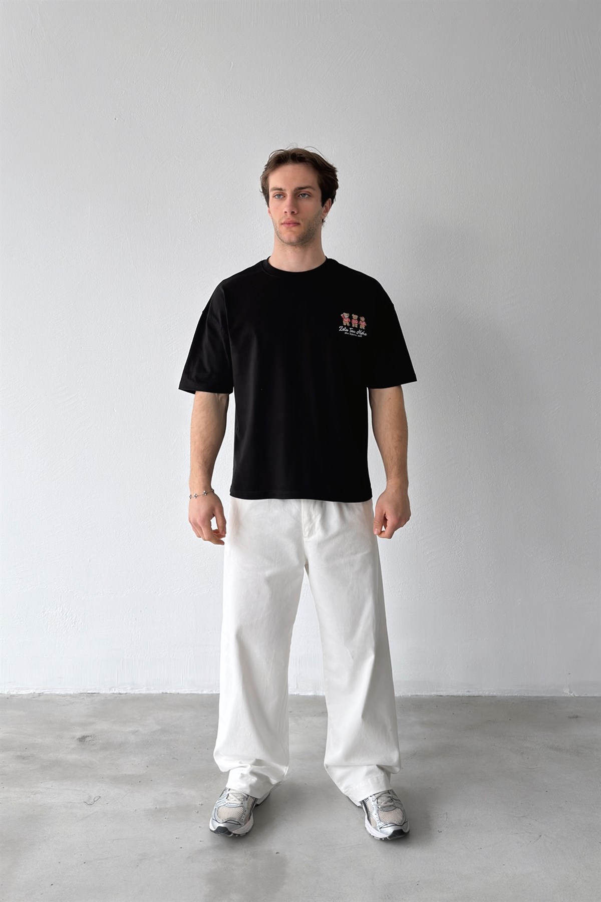 Zeta Teddy Nakışlı Tişört