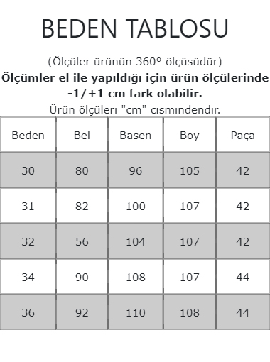 Kontrast Dikiş Kargo Cep Siyah Baggy Jean