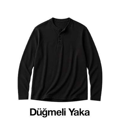 Düğmeli Yaka