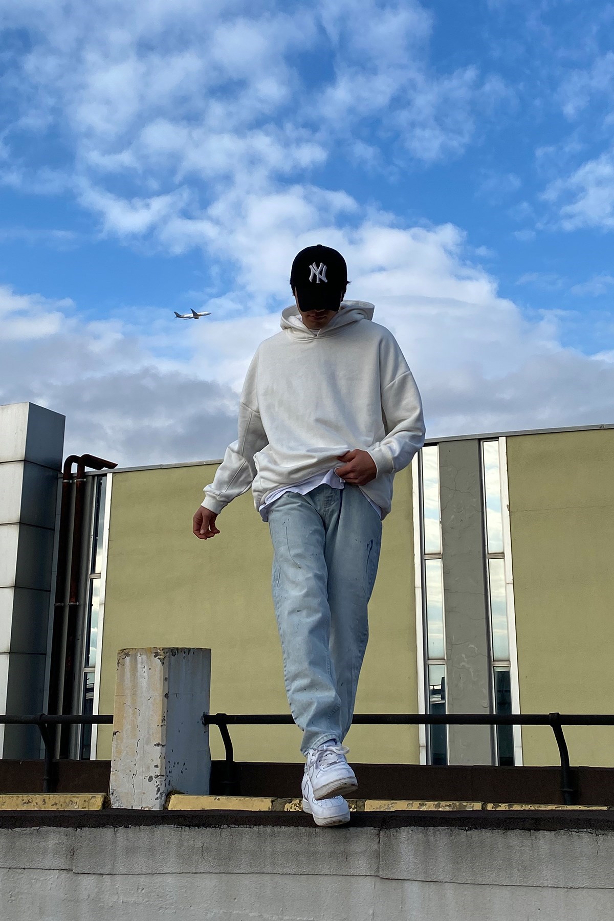 İce Blue Spray Paint Carrof Fit Jean Flaw Wears