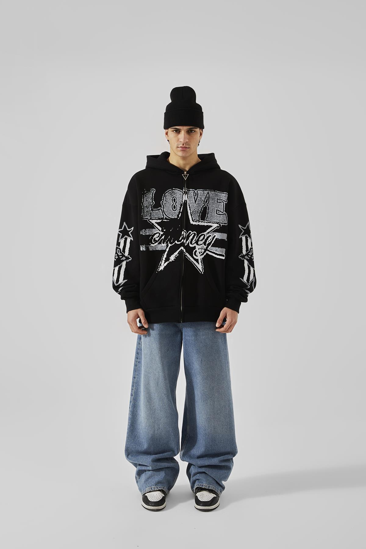 love-baskili-siyah-oversize-