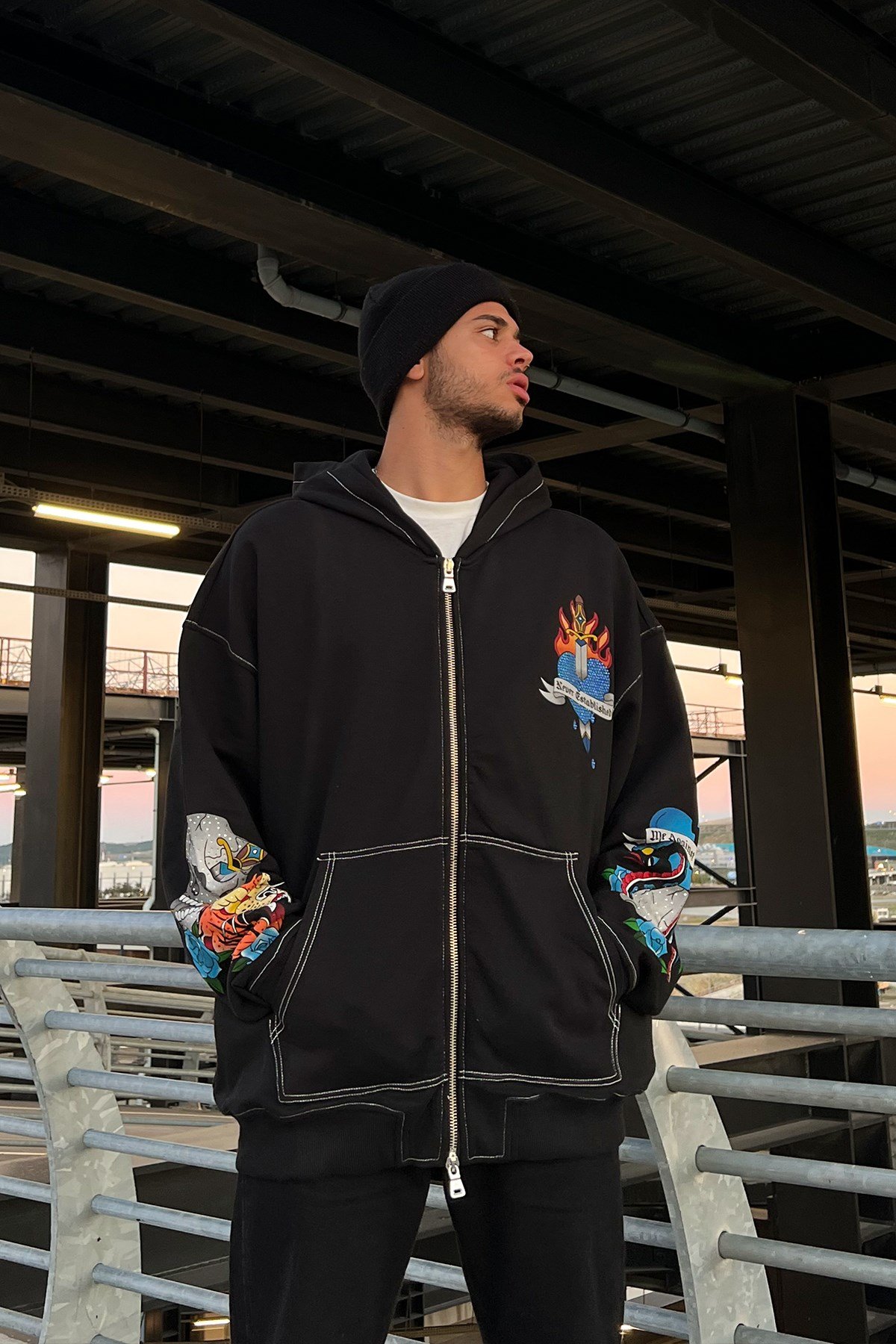 M Doublet Hidden Chaos Embroidery Hoodie 20Ss