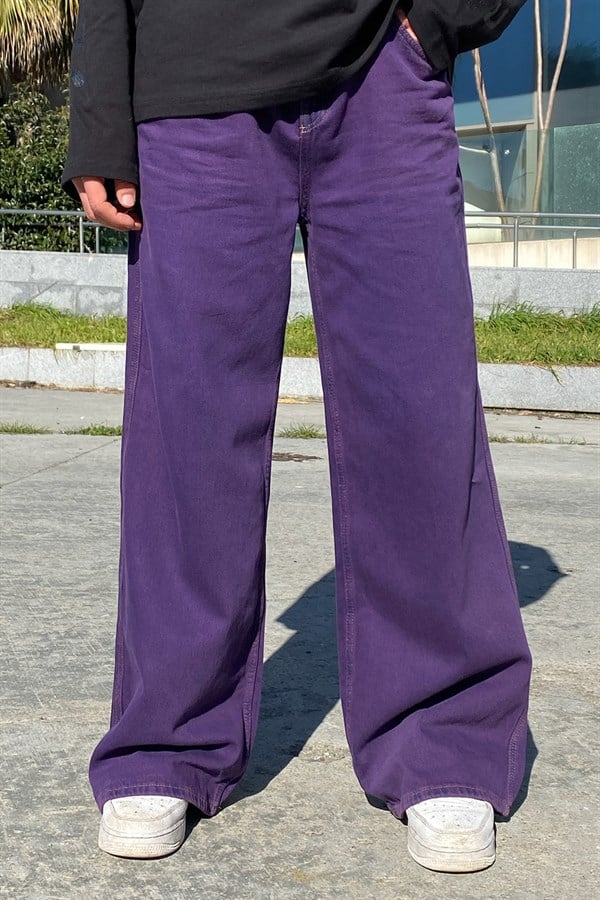 Dark Purple Extra Baggy Jean