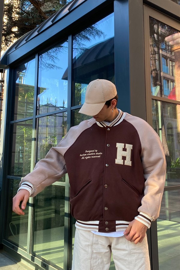 Harlem Color Block Oversize Premium Collage Jacket
