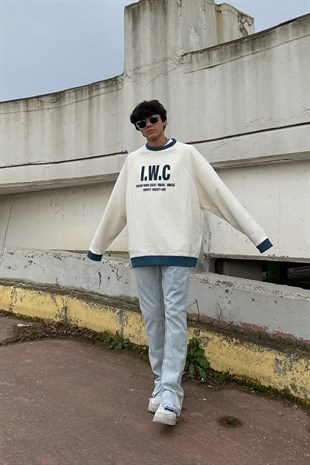 I.W.C Oversize Printed Sweatshirt
