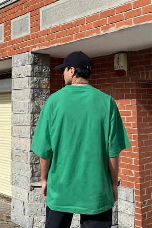 Mini Chest Logo Printed Oversize Tshirt