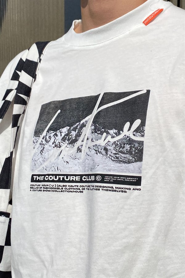 Mountain Printed Oversize Tshirt