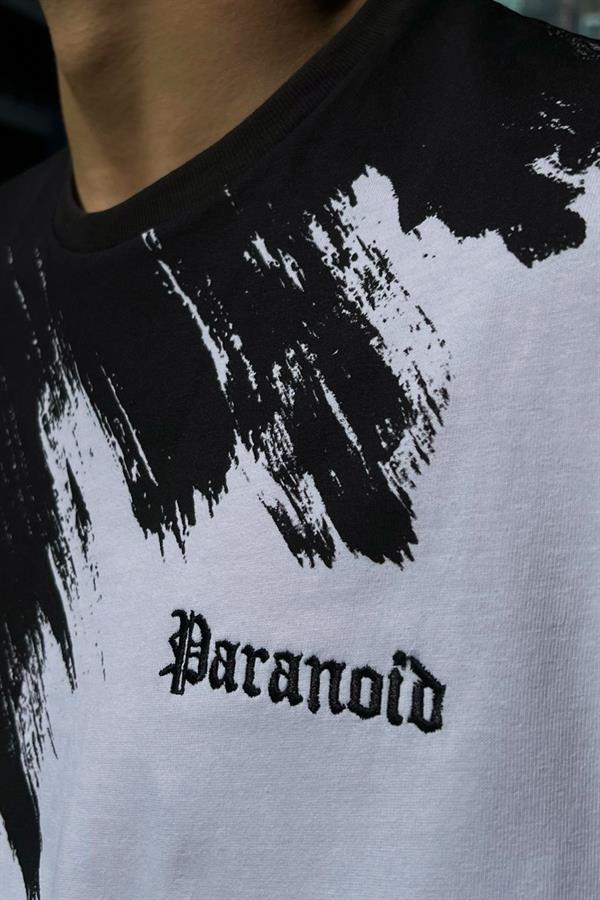 Paranoid Nakışlı Oversize Tshirt