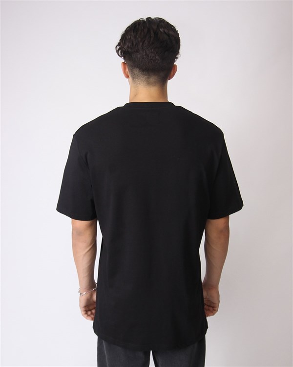 Premium Kumaş Siyah Oversize Basıc T-shirt