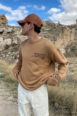 Premium Oversize Beige Sweather