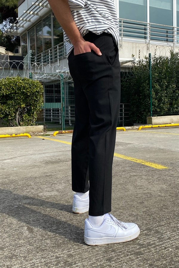 Siyah Premium Kumaş Pantolon