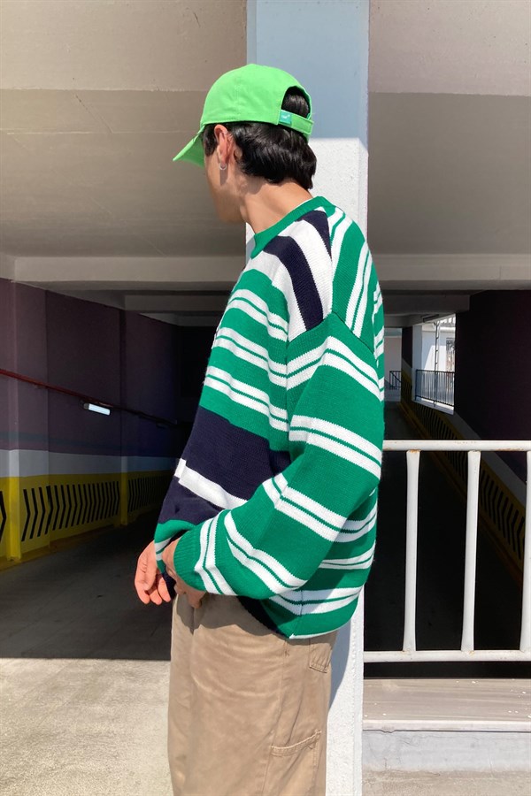 Striped Oversize Sweater