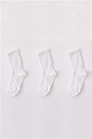 3'lü Basic Çorap
