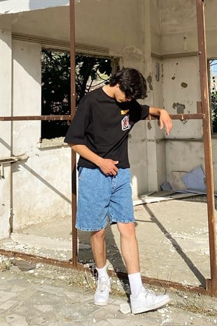 Bel Lastikli Basic Kot Şort