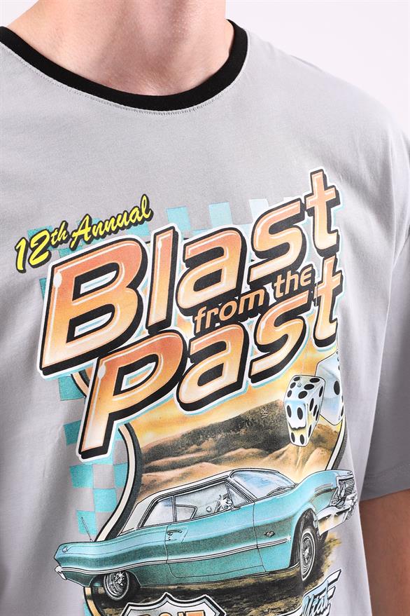 Blast Past Baskılı Tshirt