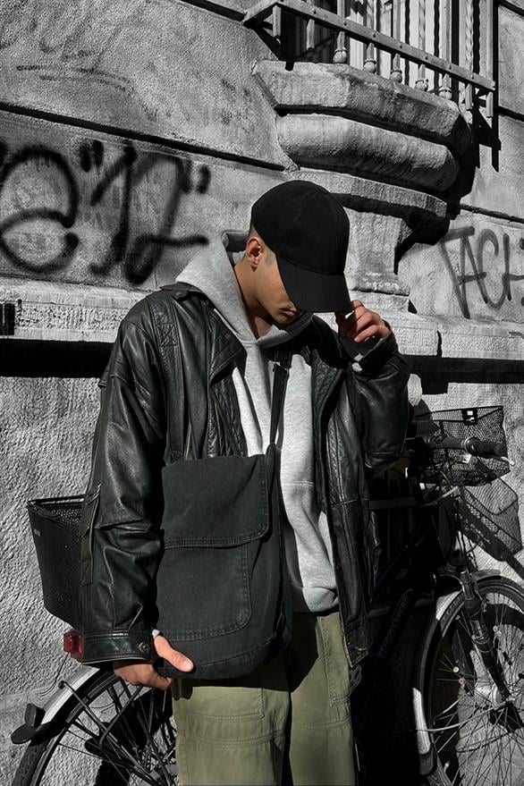 Denim messenger bag cheap