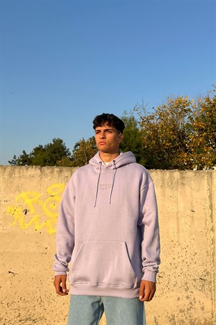 Digital Party Lila Oversize Sweatshirt