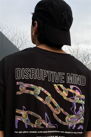 Disruptive Mind Oversize Printed Tshirt