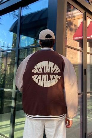 Harlem Color Block Oversize Premium Collage Jacket