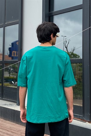 I Don't Sleep Baskılı Oversize Tshirt