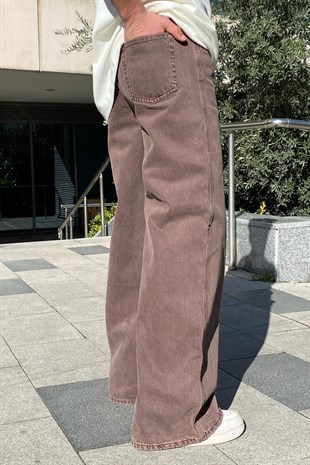 Light Brown Extra Baggy Jean