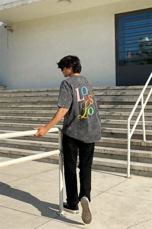Love is Love Acid Wash Oversize Tshirt
