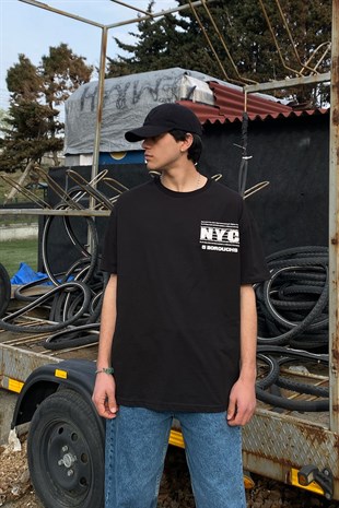 N.Y City Oversize Printed Tshirt