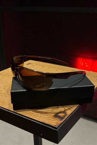 Oval Glass Kahverengi Streetwear Gözlük