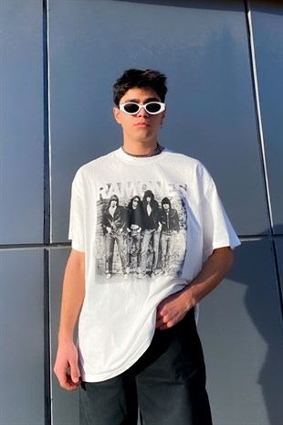 Ramones Printed Oversize Tshirt