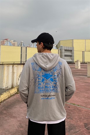 STAY WILD ALWAYS AND FOREVER BASKILI OVERSIZE HOODIE