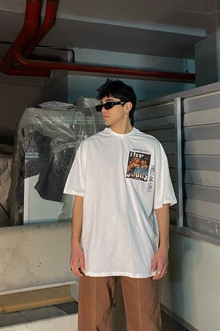 T.Scott Kid Cudi Oversize Printed Tshirt