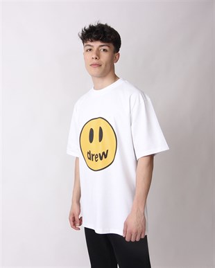 YAZI BASKILI OVERSIZE TSHIRT